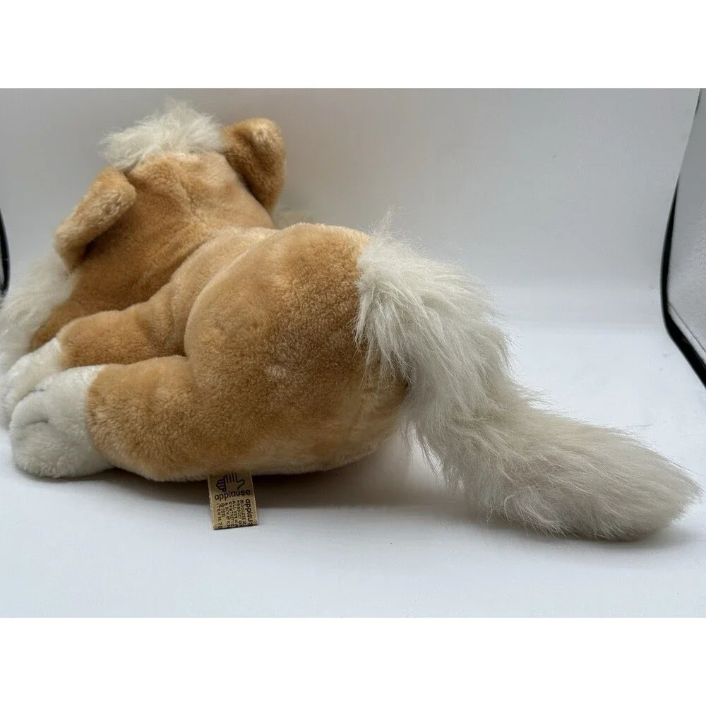 Vintage Applause Knickerbocker Calvin Sr Plush Cat Toy 1981 Korea 14”